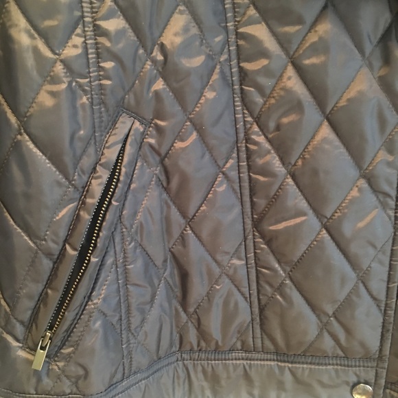 NWOT Banana Republic quilted jacket in brown large - Picture 12 of 16